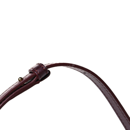 Loewe Calfskin Mini Flamenco Knot Clutch Dark Burgundy 10 of 11