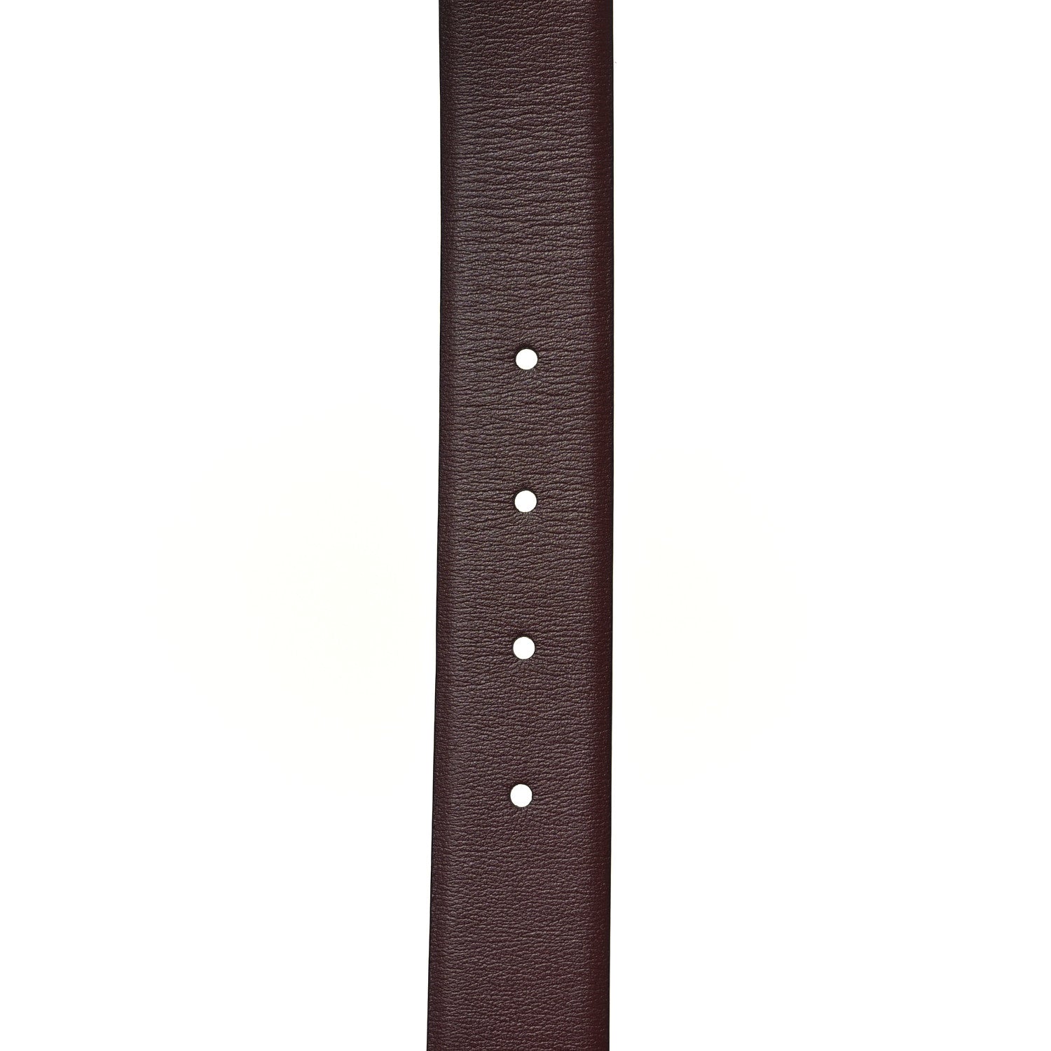 Chanel Calfskin Lambskin Metal Chain Reversible Belt 90 36 Black Burgundy 6 of 8