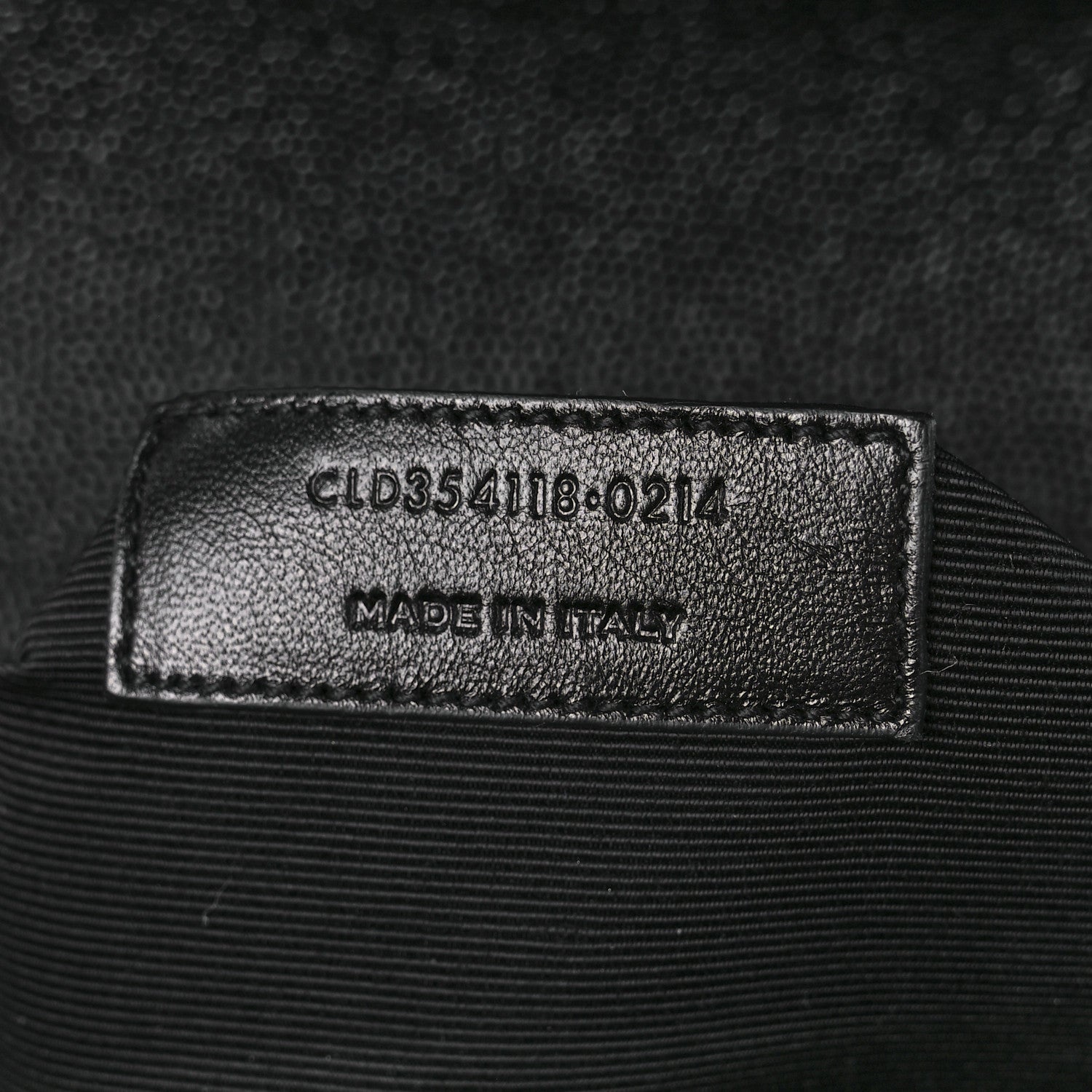 Saint Laurent Grain De Poudre Matelasse Chevron Large Monogram Satchel Black 8 of 13