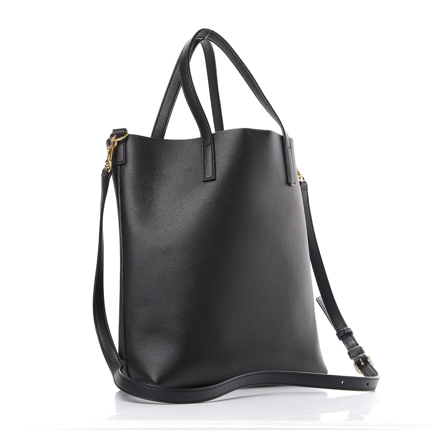 Calfskin Toy Shopping Tote Black