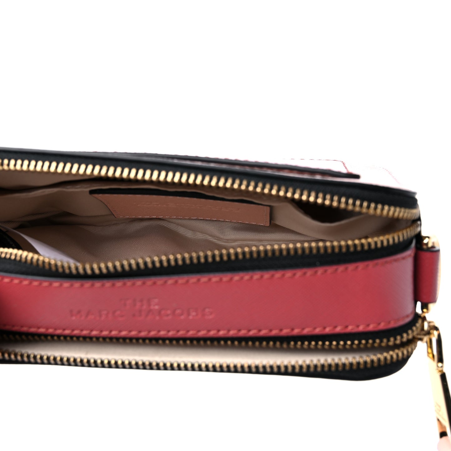 Saffiano Small Snapshot Camera Bag New Rose