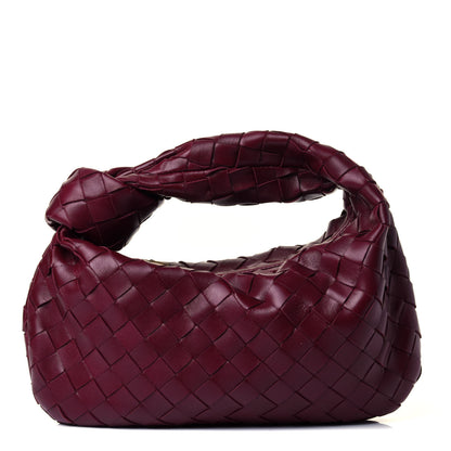 Bottega Veneta Nappa Intrecciato Mini Jodie Burgundy 1 of 4