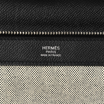 Hermes Epsom Serviette 57 Briefcase Black 6 of 10