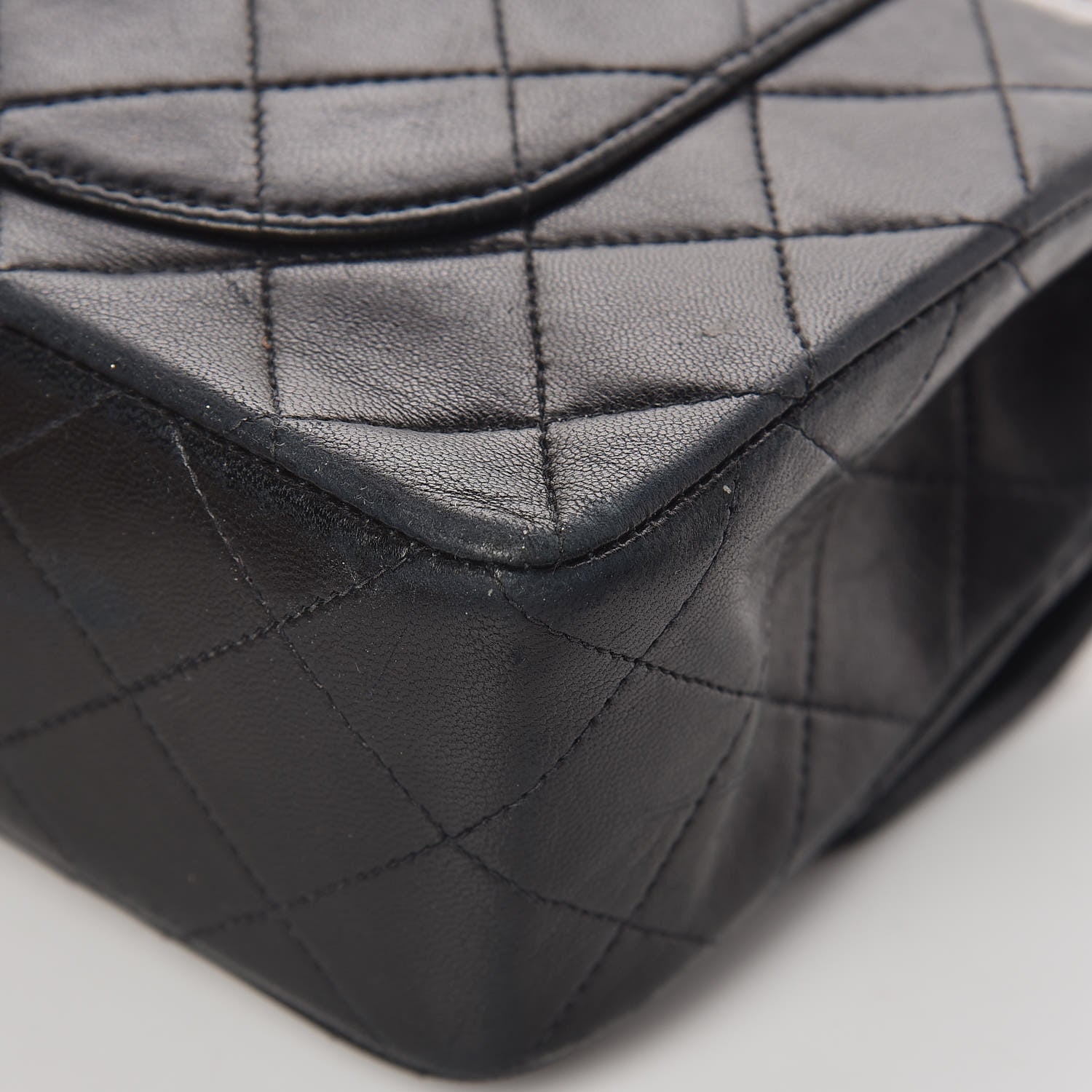Chanel Lambskin Quilted Small Double Flap Black 13 of 23