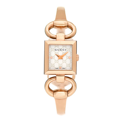 Gucci Stainless Steel Mother of Pearl 19mm Tornabuoni Quartz Watch 1 of 5