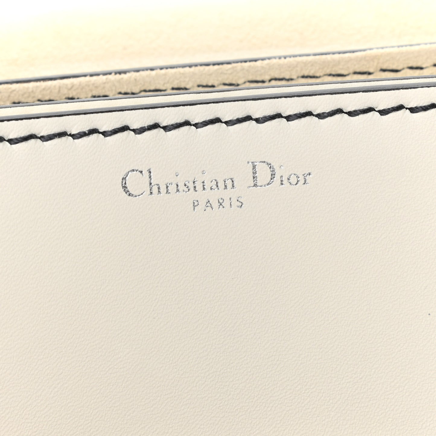 Smooth Calfskin Dio(r)evolution Flap Bag Off White