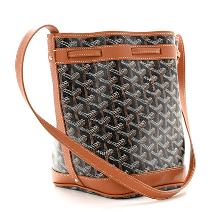 Goyard Goyardine Petit Flot Bucket Bag PM Black Gold 3 of 12