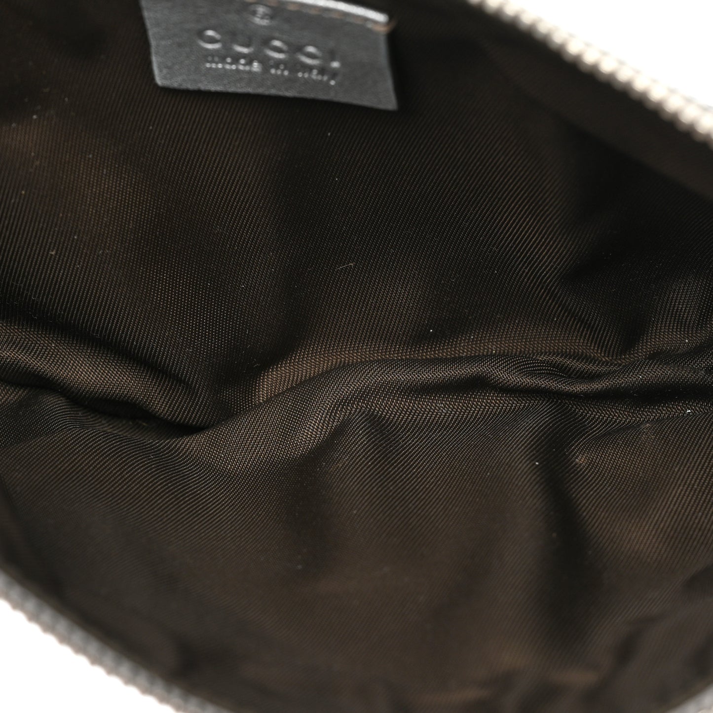 Guccissima New Britt Wristlet Silver