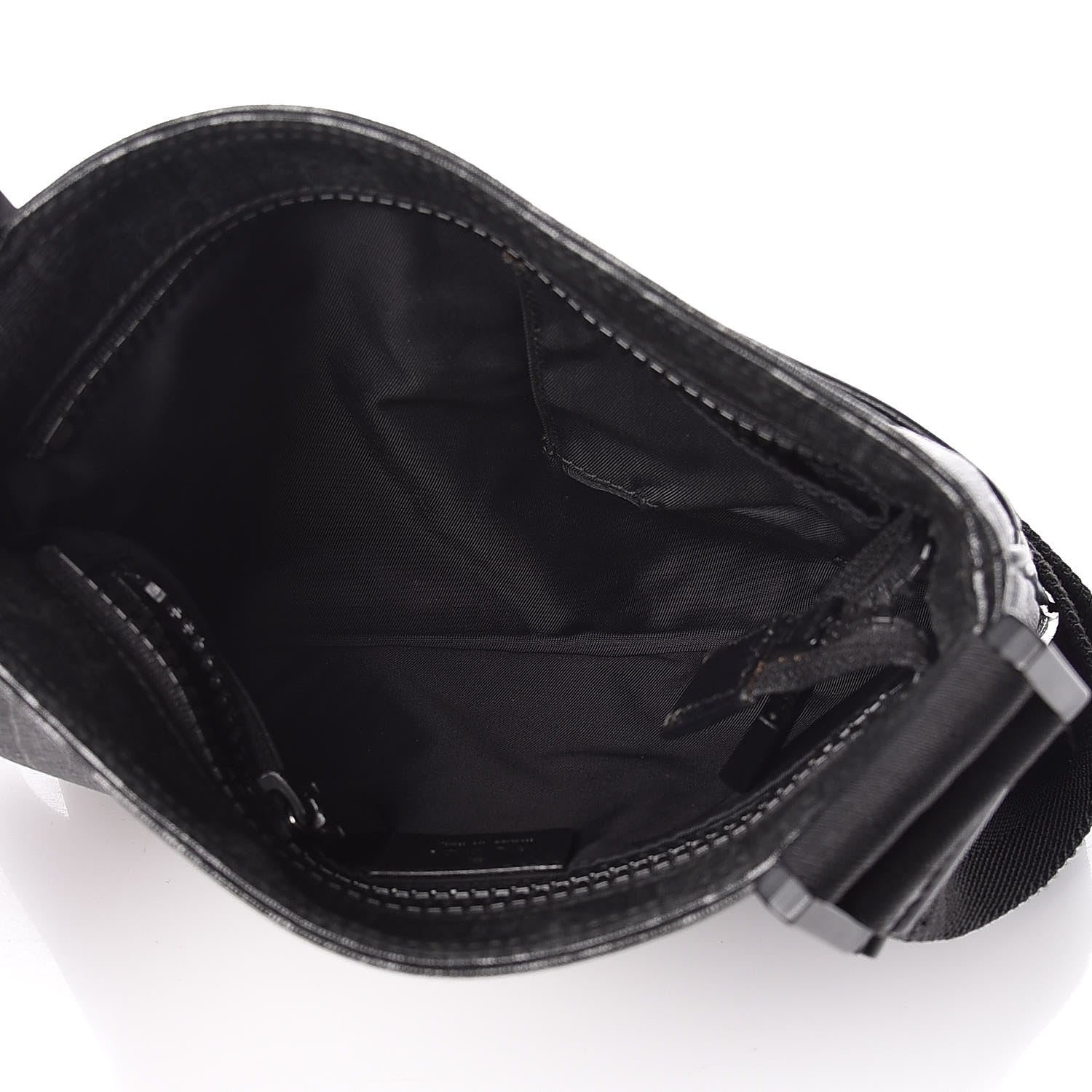 Gucci GG Plus Flat Messenger Bag Black Grey 5 of 9