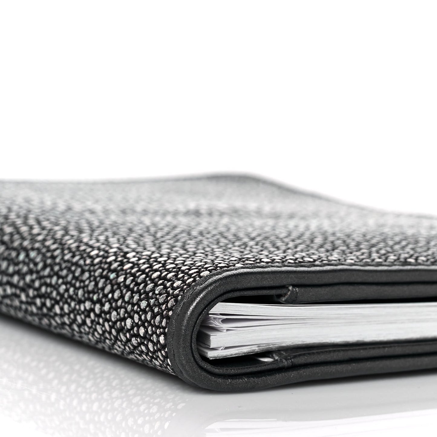 Stingray Large Agenda Cover Dark Silver