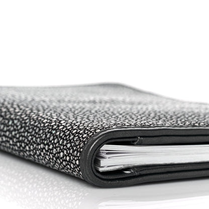 Chanel Stingray Large Agenda Cover Dark Silver 10 of 11