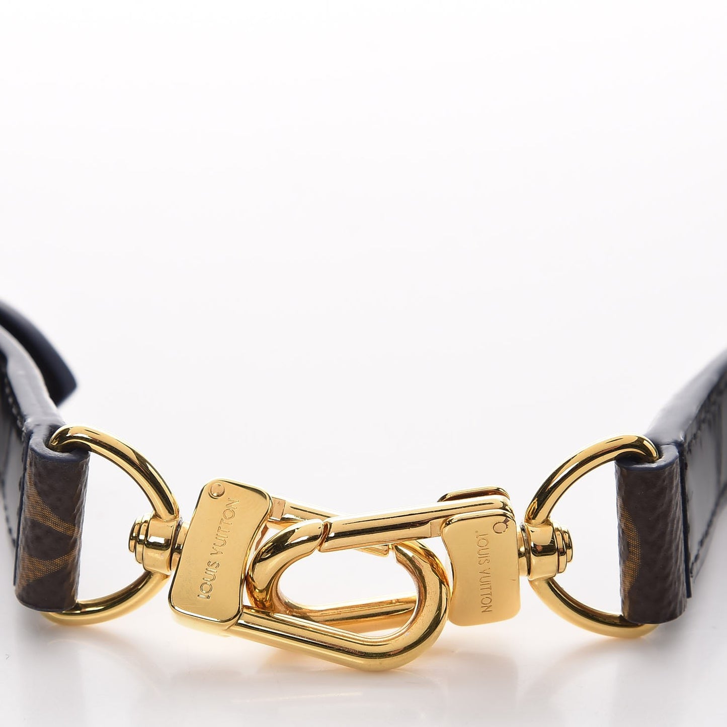 Patent Monogram Cherrywood Adjustable Strap Black