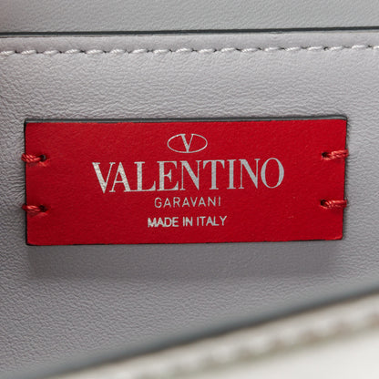 Valentino Garavani Metallic Calfskin Small VSling Shoulder Bag Silver 6 of 10