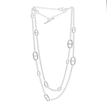 Hermes Sterling Silver Farandole Necklace 120 3 of 6