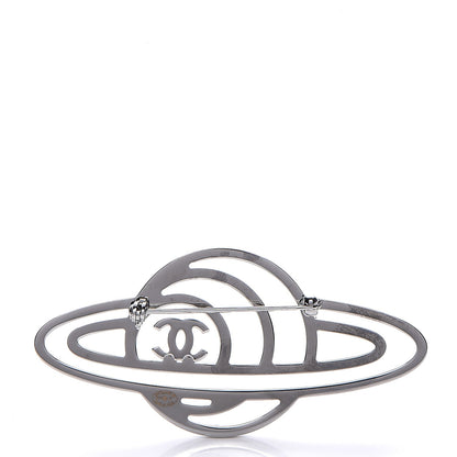 Chanel Crystal Planet Brooch Purple Light Blue 2 of 3