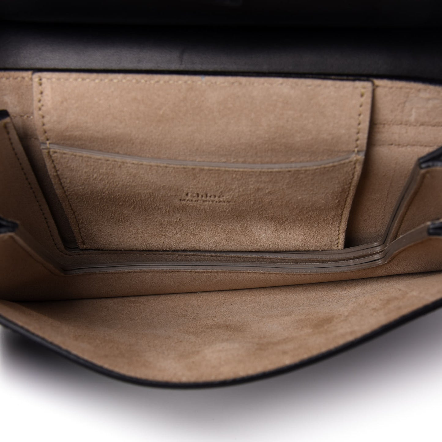 Calfskin Suede Mini Chain Faye Shoulder Bag Black