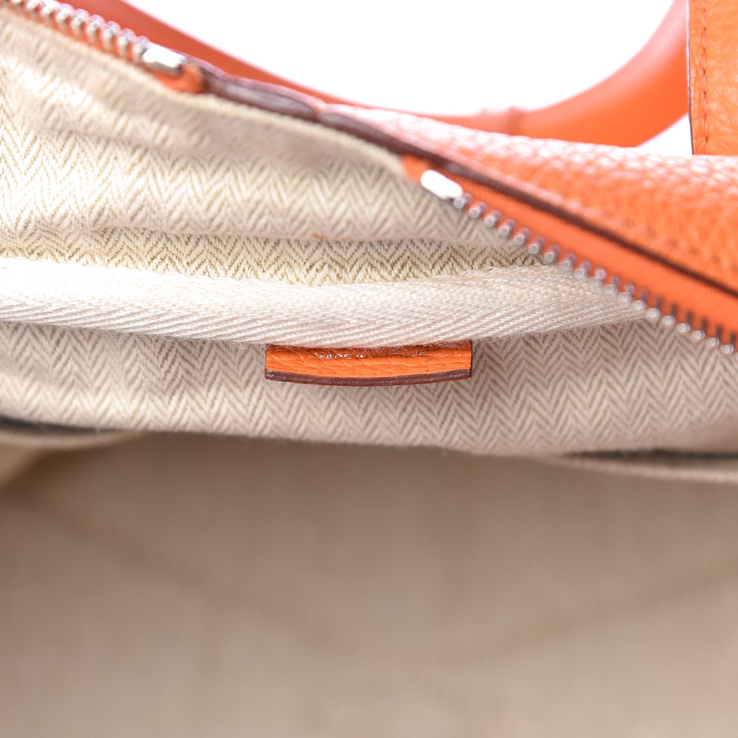 Hermes Taurillon Clemence Victoria II 35 Orange 6 of 10
