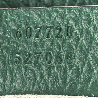 Gucci Dollar Calfskin Interlocking G Crossbody Bag Emerald 7 of 12