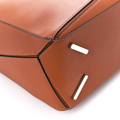 Loewe Calfskin Medium Puzzle Bag Tan 9 of 10