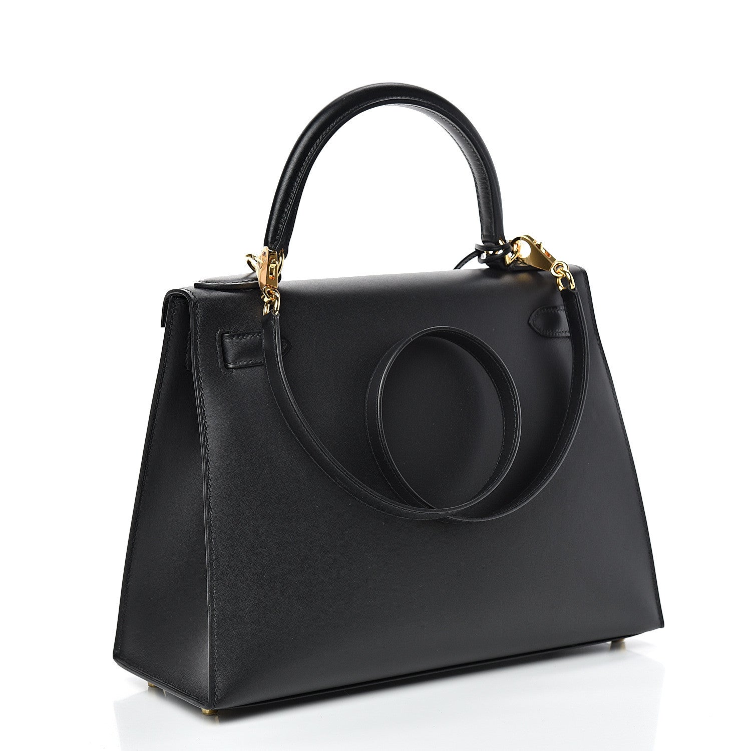 Hermes Sombrero Kelly Sellier 28 Black 2 of 10