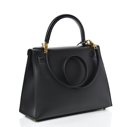 Hermes Sombrero Kelly Sellier 28 Black 2 of 10