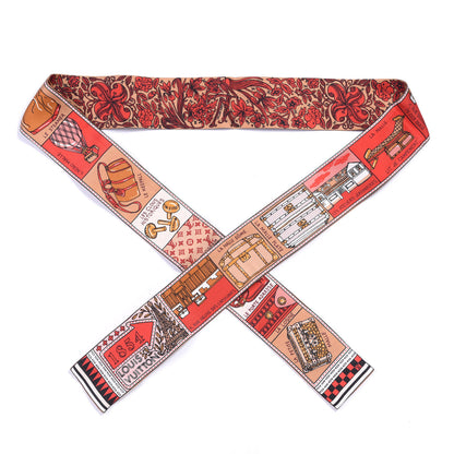 Louis Vuitton Silk Jeu De Louis BB Bandeau Beige 1 of 3