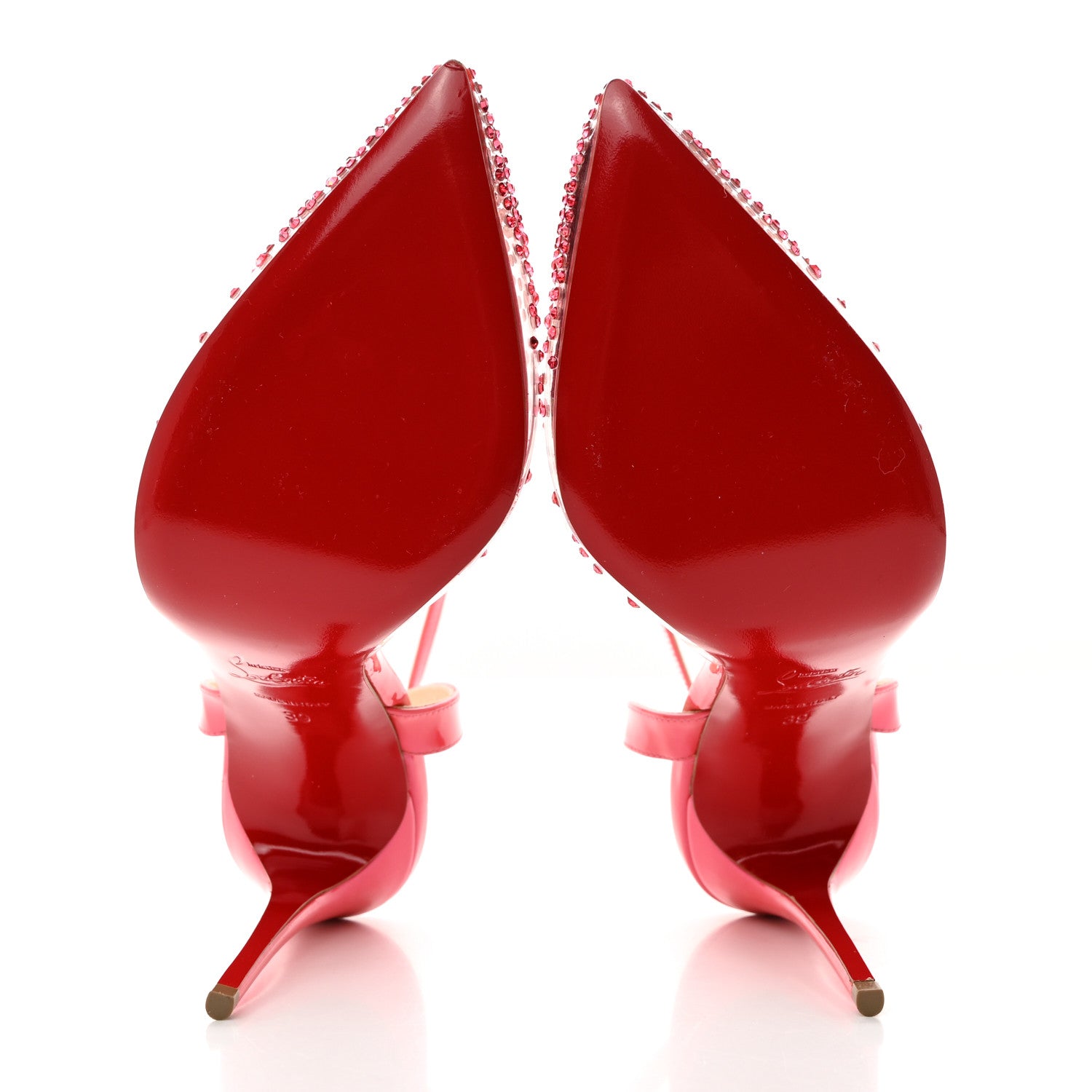 Christian Louboutin PVC Patent Psychic Spikaqueen 100 Pumps Version 39 Version Florida 5 of 7