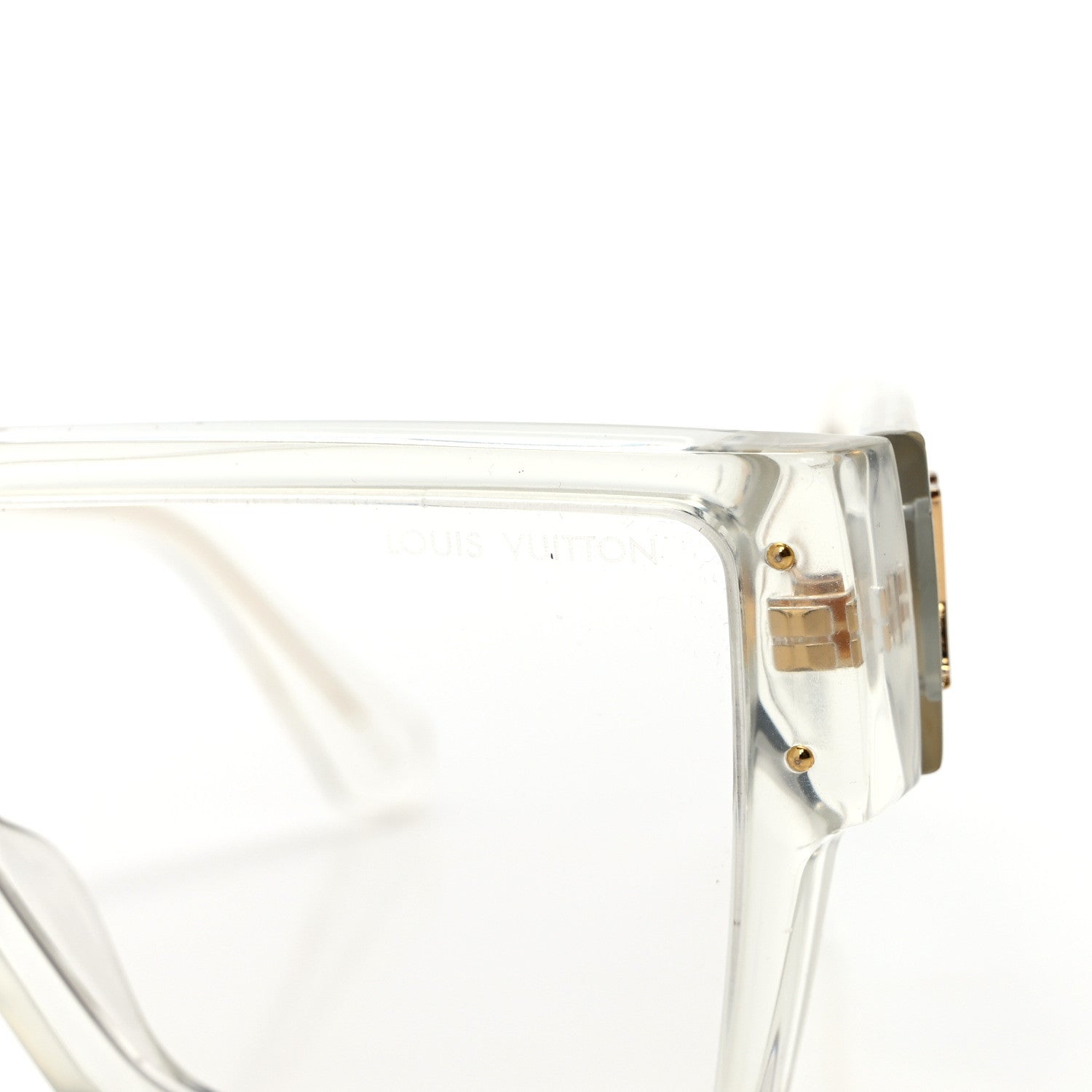 Louis Vuitton Cyclone Sunglasses Z1642W Transparent 5 of 9