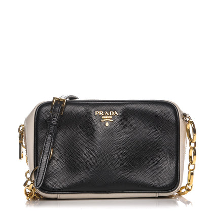 Prada Saffiano Camera Crossbody Black 1 of 12