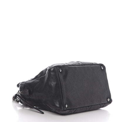 Chanel Calfskin Small Diamond Stitch Tote Black 3 of 10