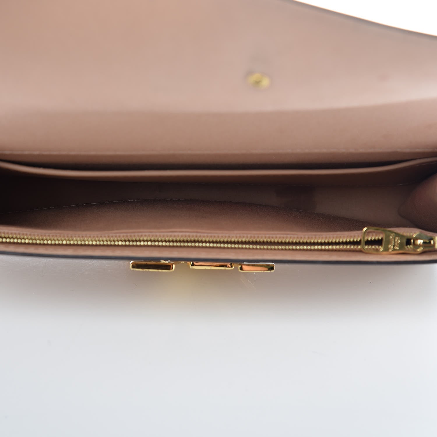 Louis Vuitton Patent Louise Clutch Nude 5 of 16