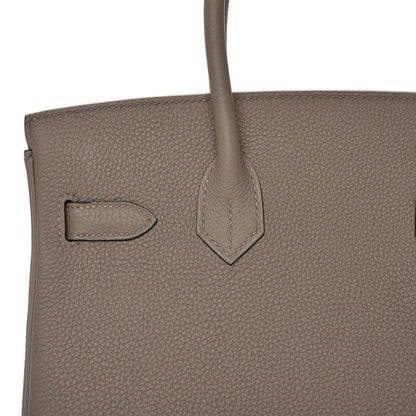 Hermes Togo Birkin 30 Gris Asphalte 10 of 35