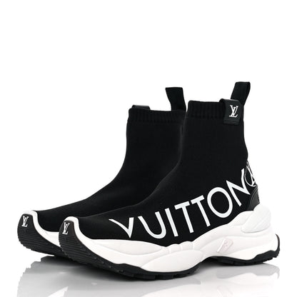 Louis Vuitton Stretch Fabric Run 55 Sneaker Boots 37 Black 3 of 7