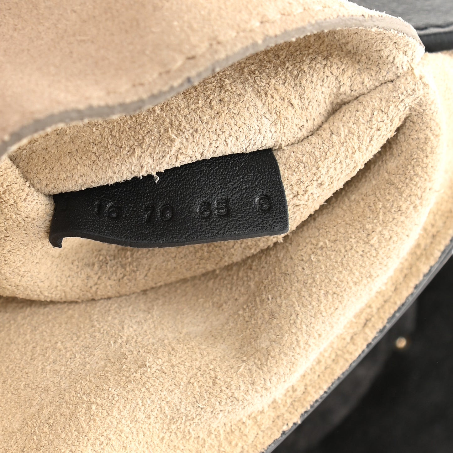Suede Calfskin Mini Drew Shoulder Bag Black