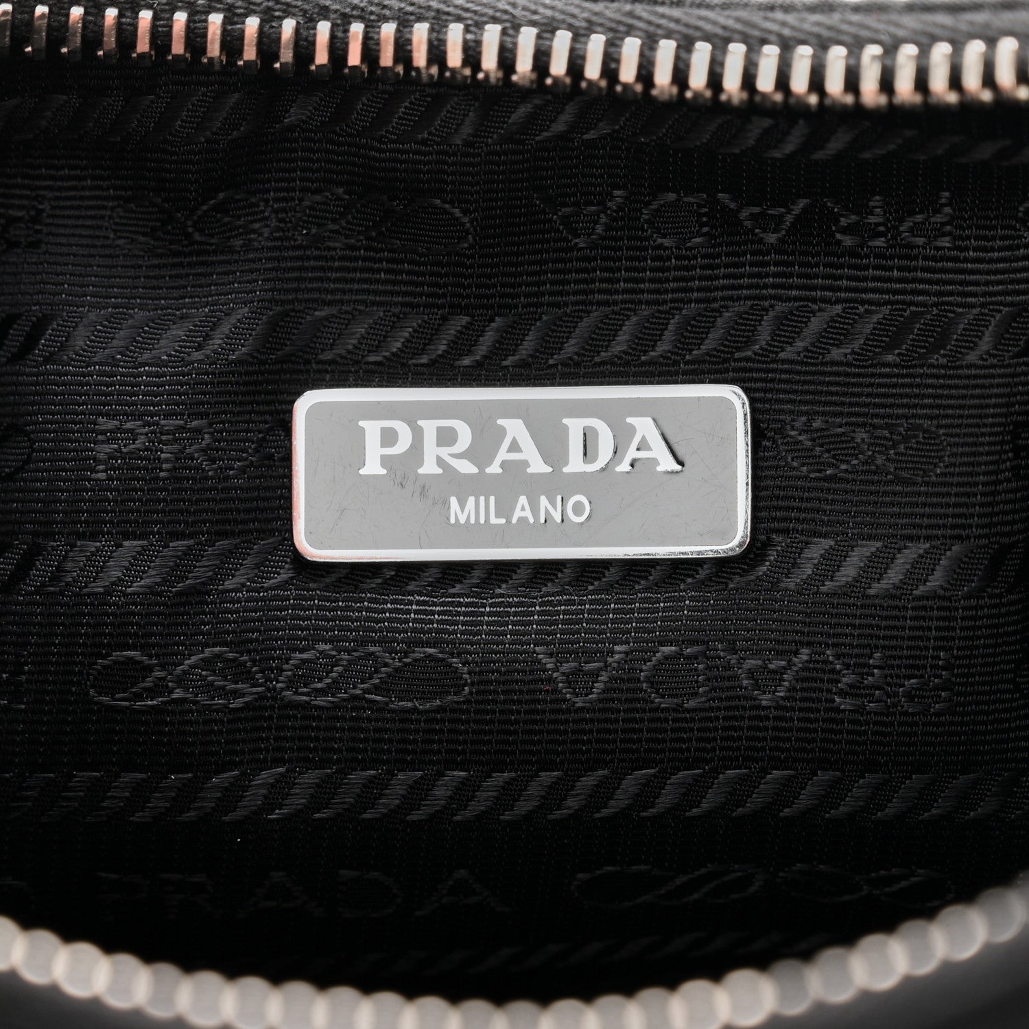 Prada Tessuto Nylon Saffiano Mini Re-Edition 2005 Bag Black 6 of 12