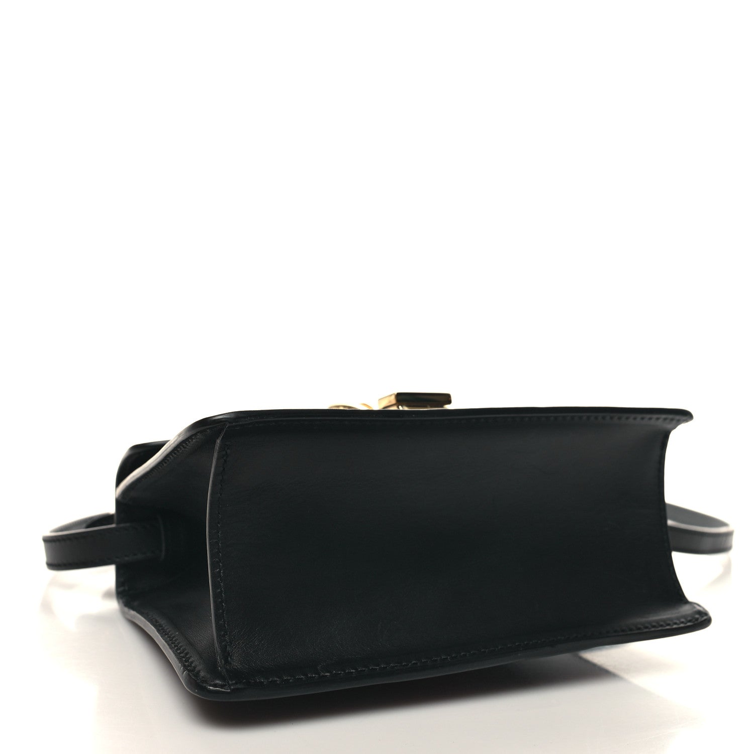 Gucci Calfskin Mini Sylvie Top Handle Bag Black 4 of 10