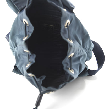 Prada Tessuto Nylon Vela Small Backpack Baltico 4 of 11