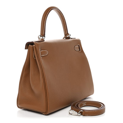 Hermes Togo Kelly Retourne 28 Gold 3 of 11