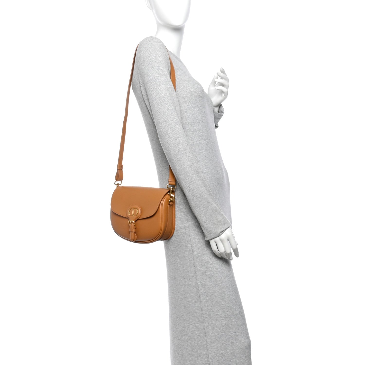 Christian Dior Box Calfskin Medium Bobby Flap Camel 2 of 11