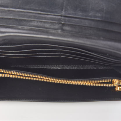 Prada Tessuto Nylon Pietre Jeweled Flap Wallet Black 5 of 12