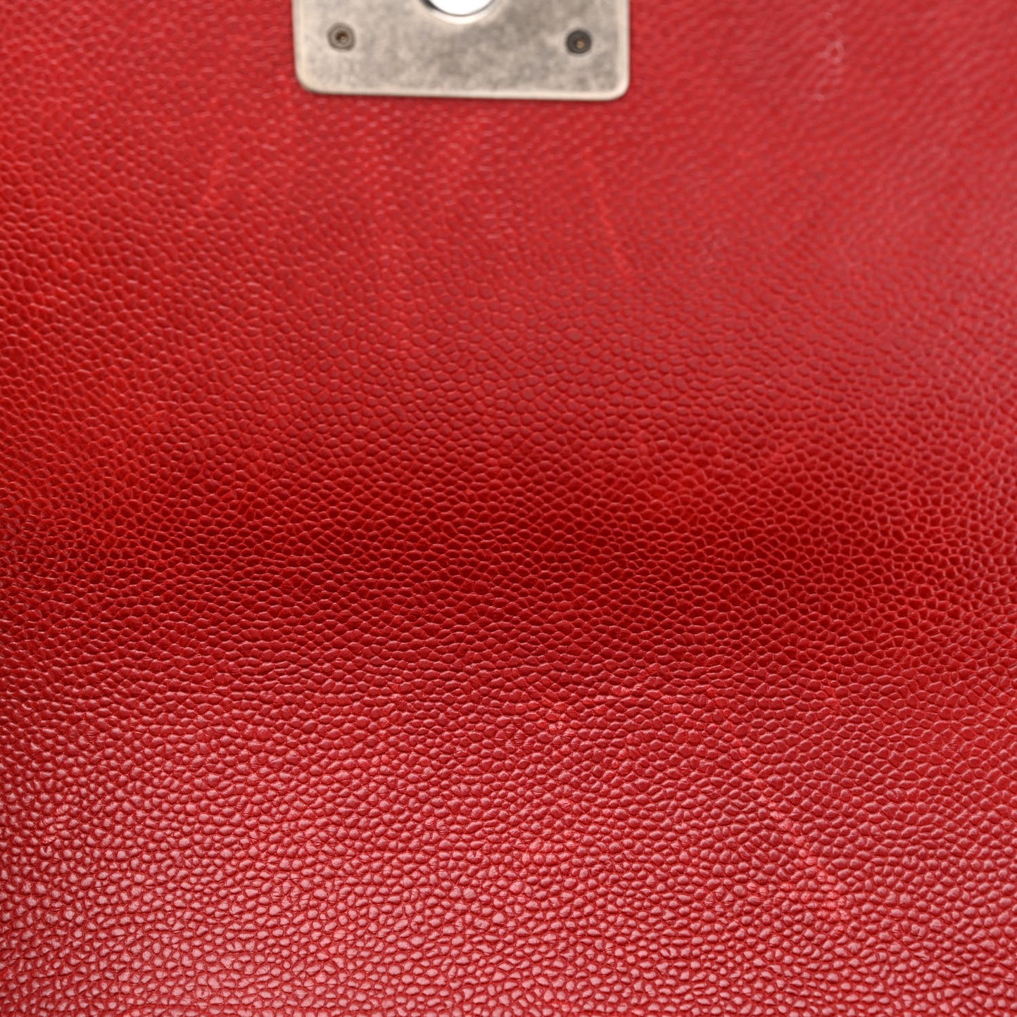 Caviar Quilted Medium Boy Flap Dark Red