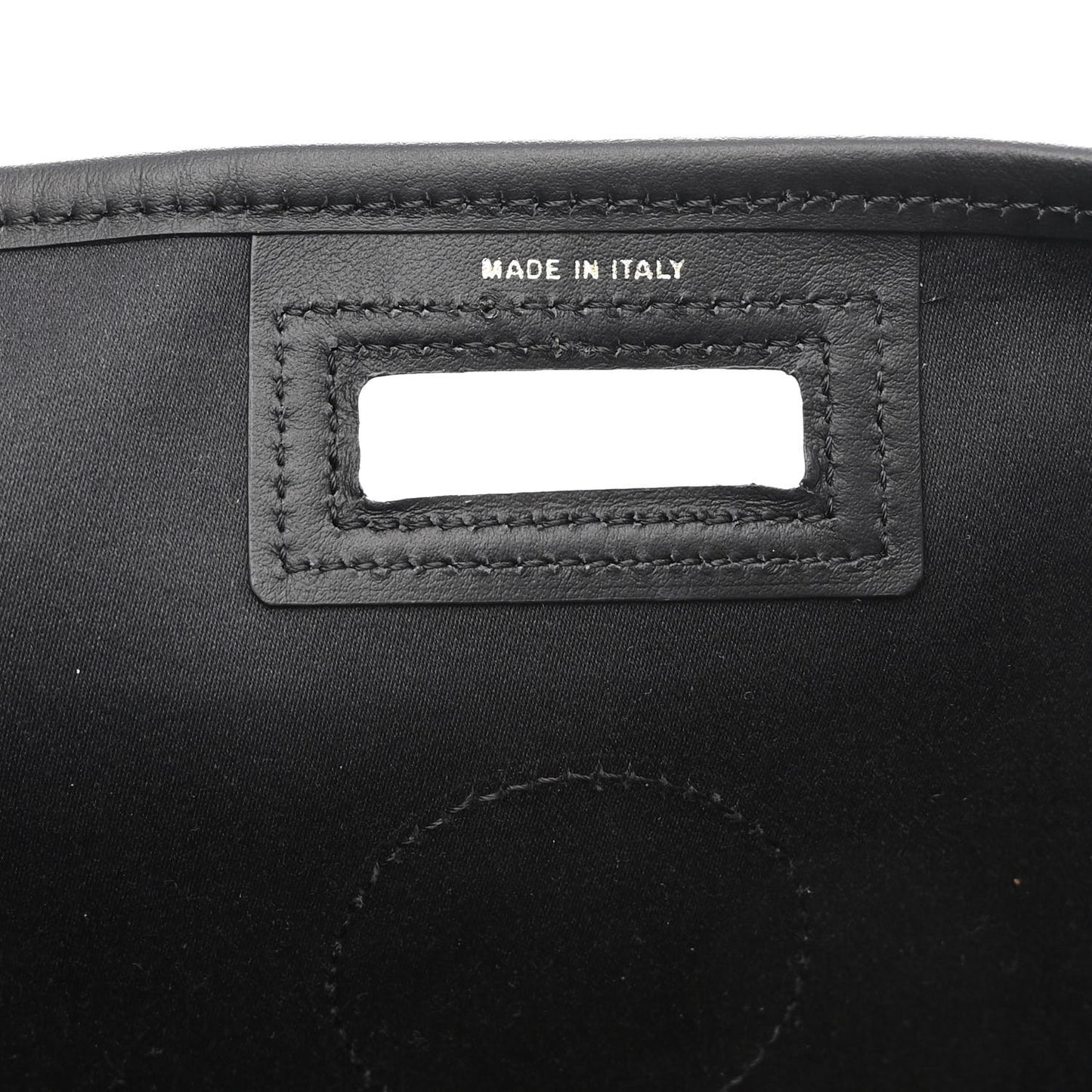 Glazed Fabric Vitello Century FF 1974 Stamp Patch Mini Peekaboo Defender Cover Mogano Panna Black