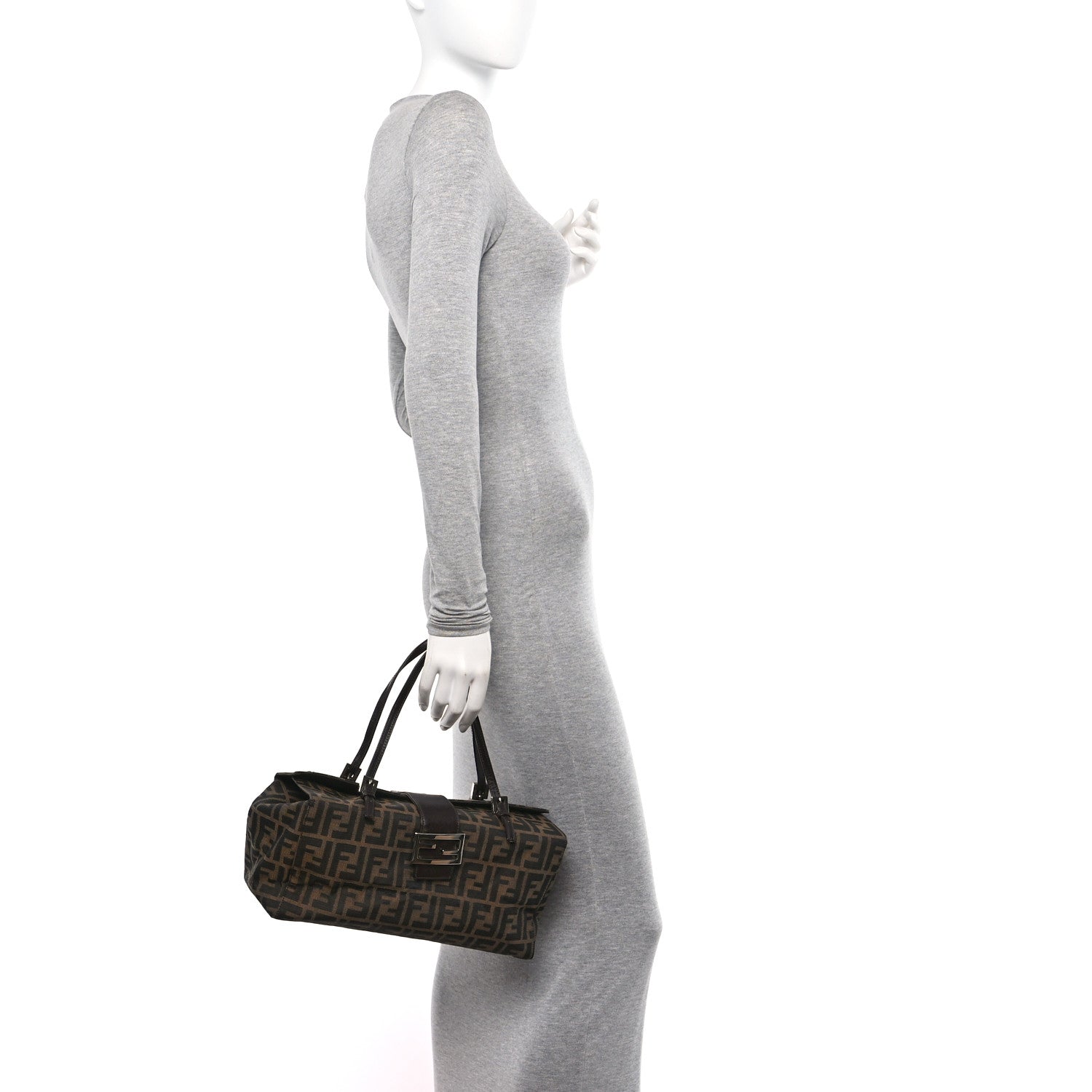 Fendi Zucca Bento Box Bag Tobacco Moro 2 of 9