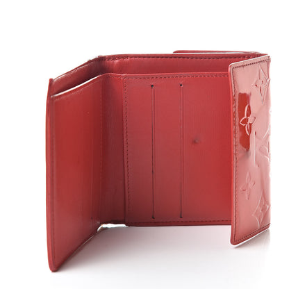 Louis Vuitton Vernis Elise Wallet Rouge Grenadine 5 of 13