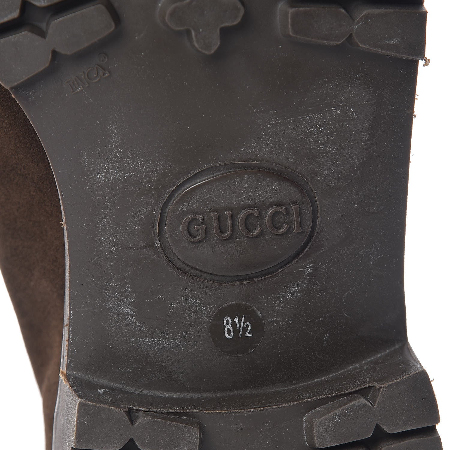 Gucci Suede Mens Horsebit Lug Sole Loafers 8.5 Jasper 6 of 11