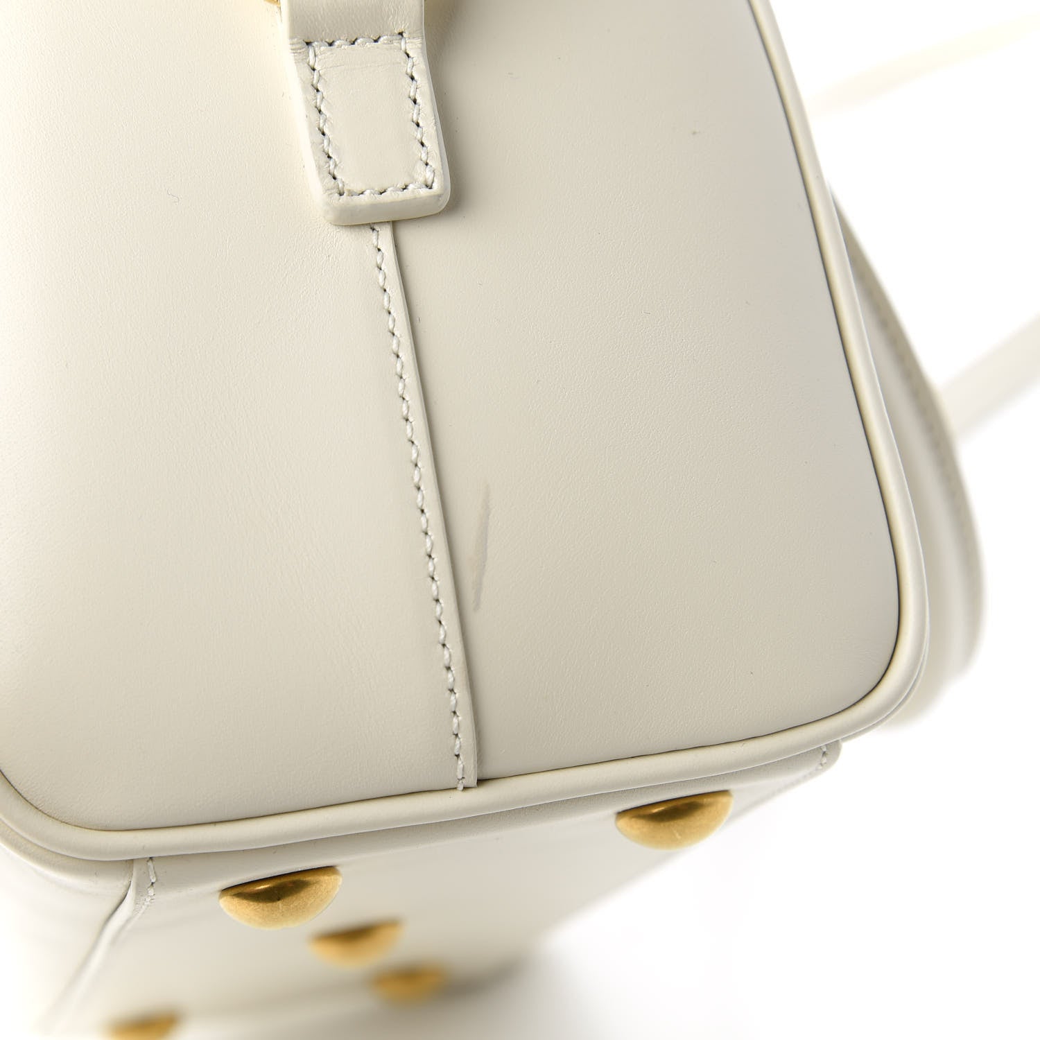 Saint Laurent Calfskin Classic Baby Duffle Dove White 11 of 11