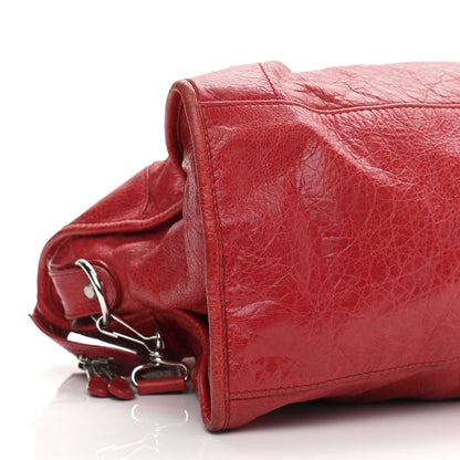 Balenciaga Agneau Arena Giant 12 Silver Hardware Part Time Coquelicot Rouge Coquelicot 13 of 17