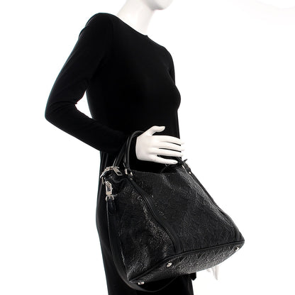 Louis Vuitton Monogram Lambskin Antheia Ixia MM Black 3 of 7