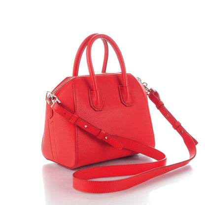 Givenchy Sugar Goatskin Mini Antigona Red 3 of 7
