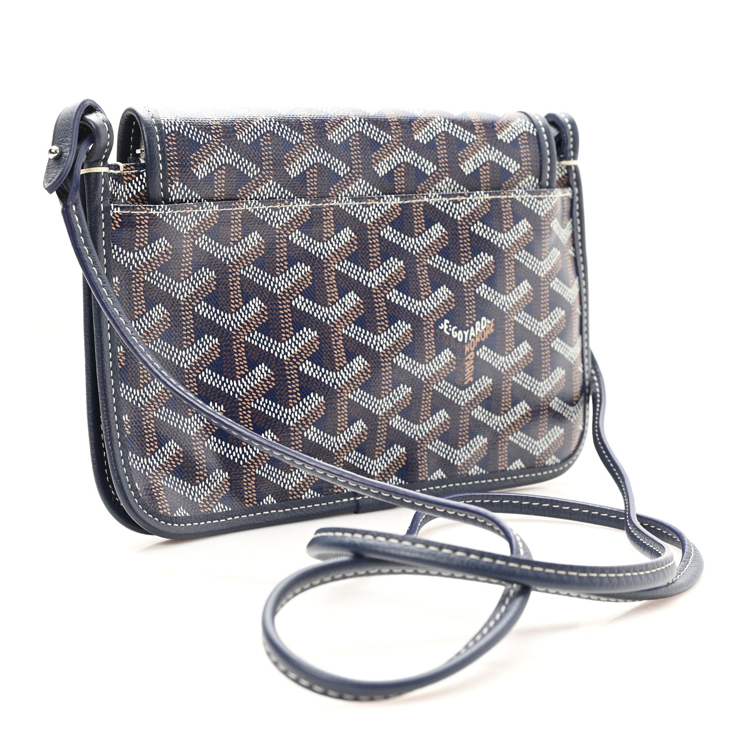 Goyardine Plumet Wallet Clutch Navy